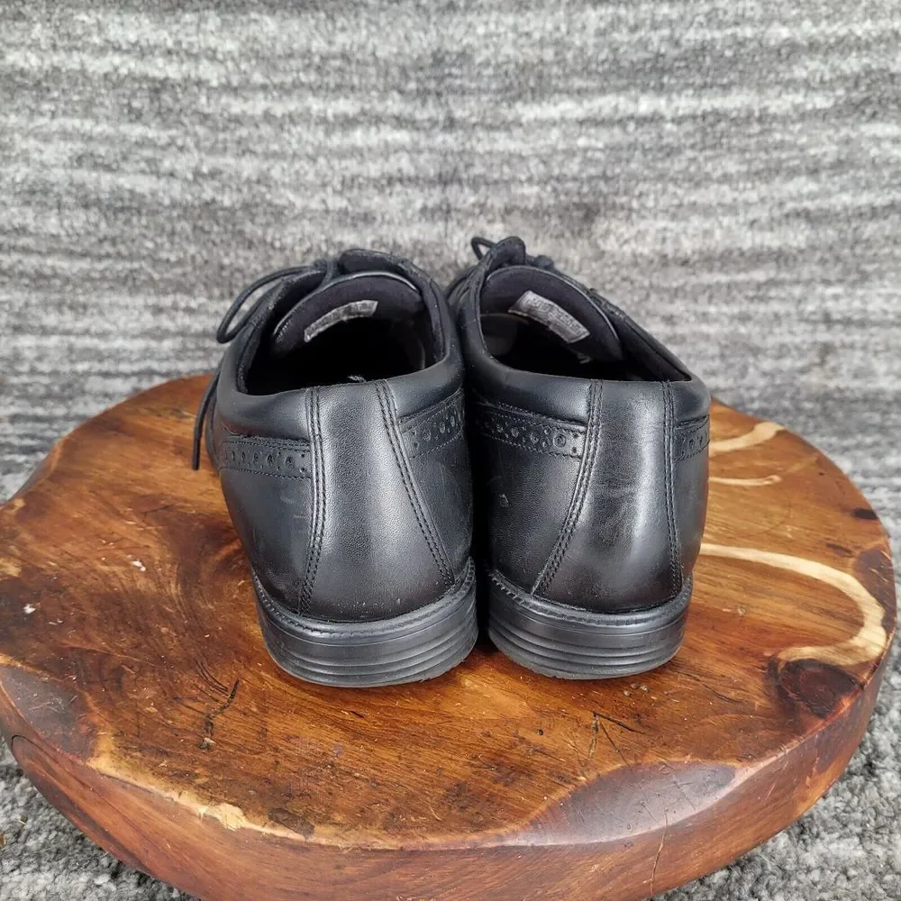 Rockport Hydro Shield Essential Shoes Black Lace Up Leather Sz 10.5‎